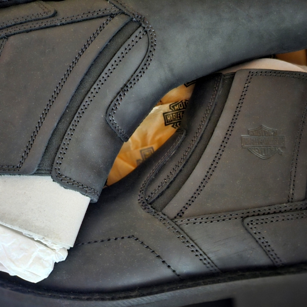 Harley-Davidson Men's Black Leather Boots